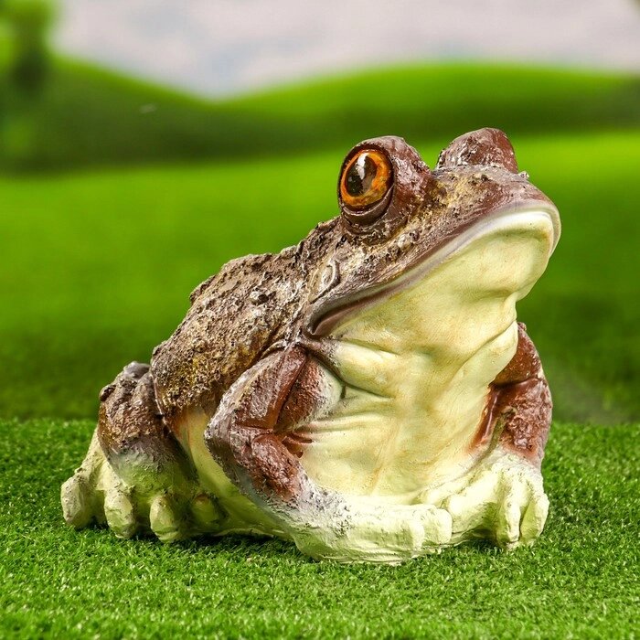 Садовая фигура "Лягушка глазастая древесная" 25х23х20см от компании Интернет - магазин Flap - фото 1