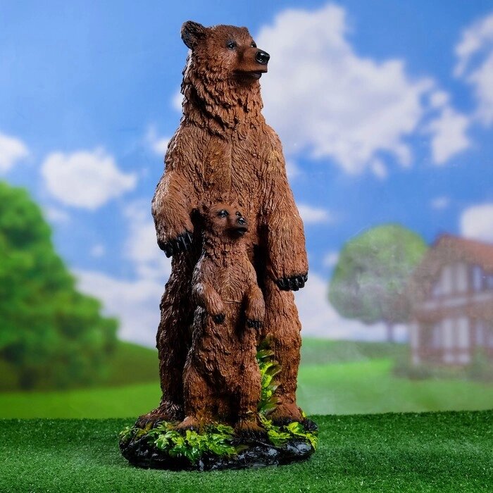 Садовая фигура "Медведи" два 26х25х55см от компании Интернет - магазин Flap - фото 1