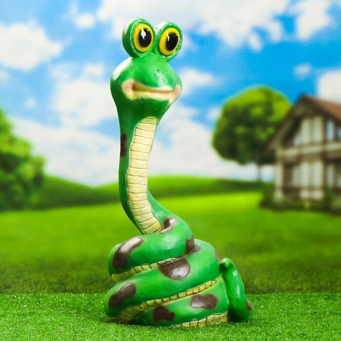 Садовая фигура "Змея" 48х23см от компании Интернет - магазин Flap - фото 1