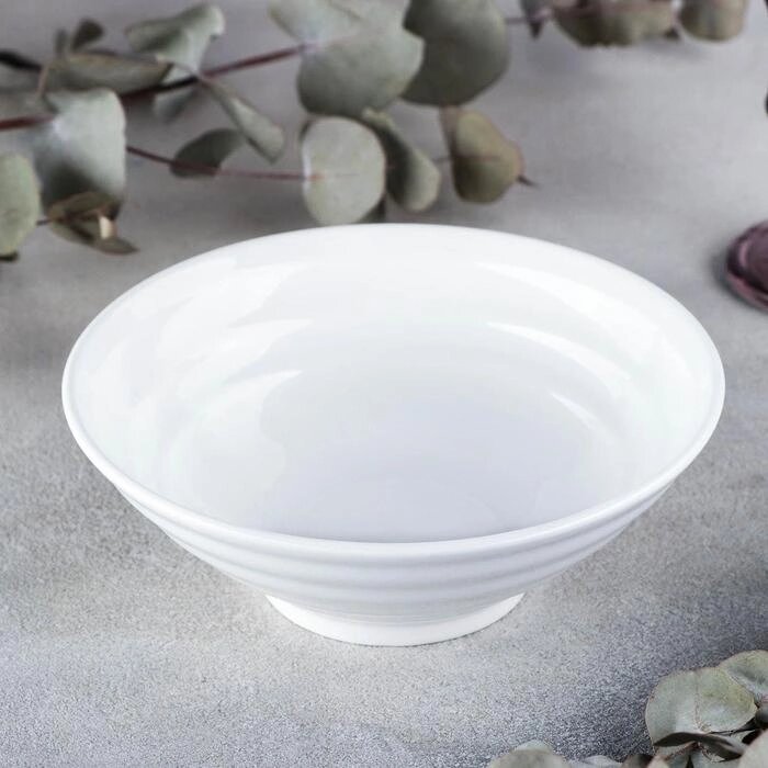 Салатник фарфоровый Wilmax, 780 мл, d=18,5 см, цвет белый от компании Интернет - магазин Flap - фото 1