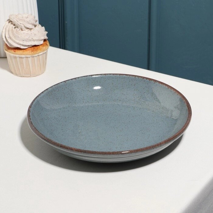 Салатник «Pearl», d=21 см, 700 мл, синий, фарфор от компании Интернет - магазин Flap - фото 1