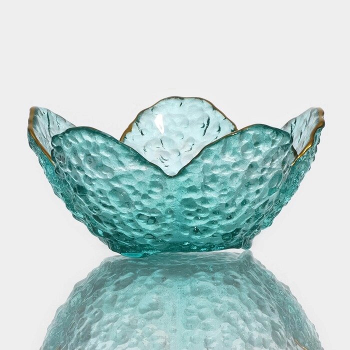 Салатник стеклянный фигурный «Цветок», 150 мл, 125 см от компании Интернет - магазин Flap - фото 1