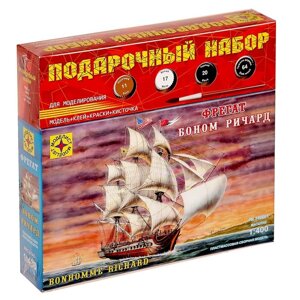 Сборная модель-корабль «Фрегат Боном Ричард» Моделист, 1/400, ПН140001)