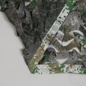Сетка маскировочная, 5 2 м, двухслойная, песочно-зелёная, с люверсами