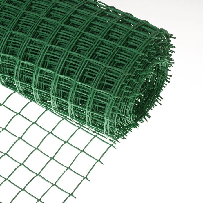 Сетка садовая, 1  20 м, ячейка квадрат 50  50 мм, пластиковая, зелёная, Greengo от компании Интернет - магазин Flap - фото 1