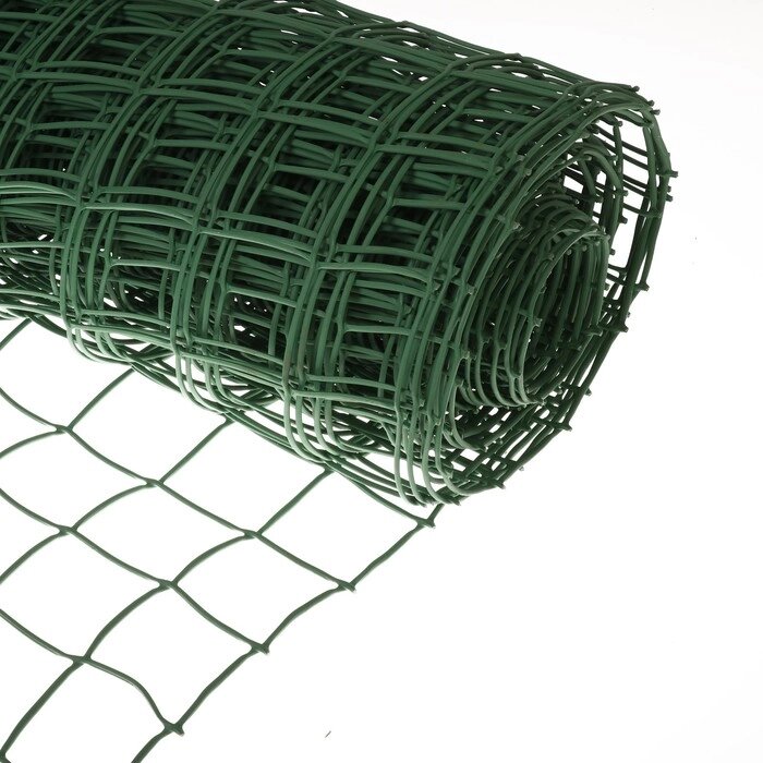 Сетка садовая, 1  20 м, ячейка квадрат 83  83 мм, пластиковая, зелёная, Greengo от компании Интернет - магазин Flap - фото 1