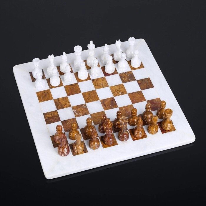 Шахматы «Элит»,  доска 30х30 см, оникс, от компании Интернет - магазин Flap - фото 1