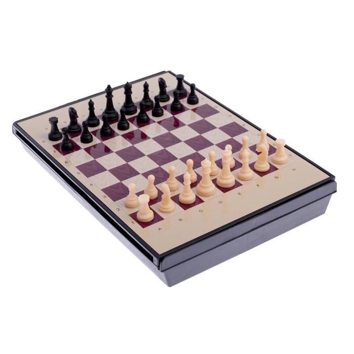 Шахматы магнитные, с ящиком, 24 х 18 см от компании Интернет - магазин Flap - фото 1