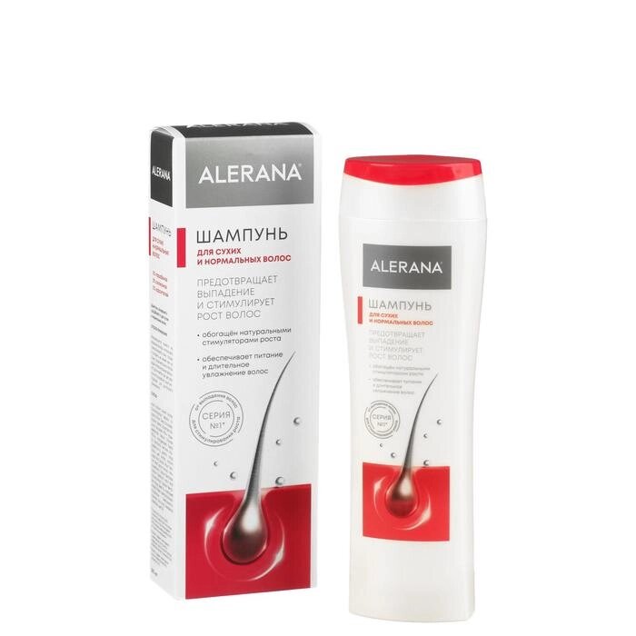 Шампунь Alerana для сухих и нормальных волос, 250 мл от компании Интернет - магазин Flap - фото 1
