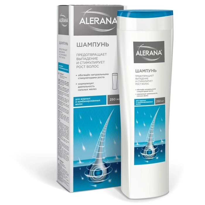 Шампунь Alerana для жирных и комбинированных волос, 250 мл от компании Интернет - магазин Flap - фото 1