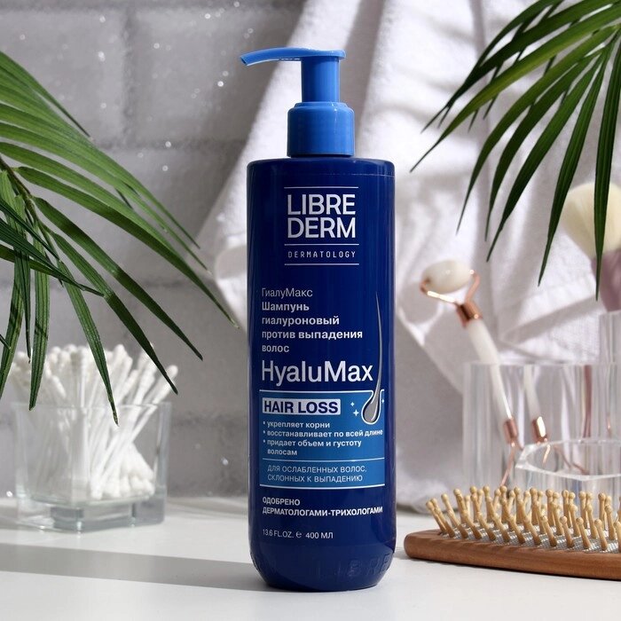 Шампунь против выпадения волос LIBREDERM HyaluMax гиалуроновый, 400 мл от компании Интернет - магазин Flap - фото 1