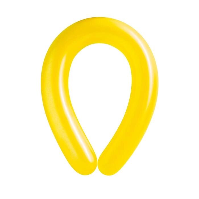 Шар для твистинга латексный 350", перламутровый, набор 100 шт., цвет жёлтый от компании Интернет - магазин Flap - фото 1