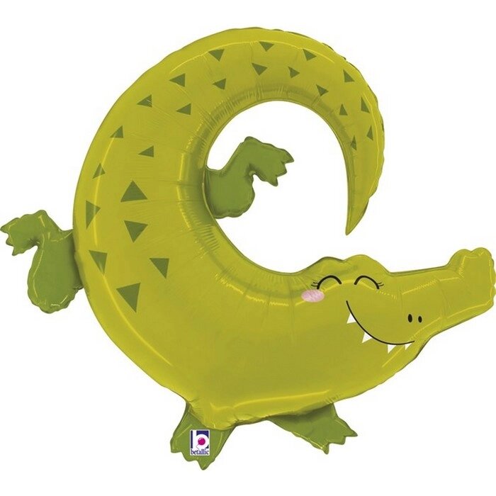 Шар фольгированный 34" «Крокодил», фигура от компании Интернет - магазин Flap - фото 1