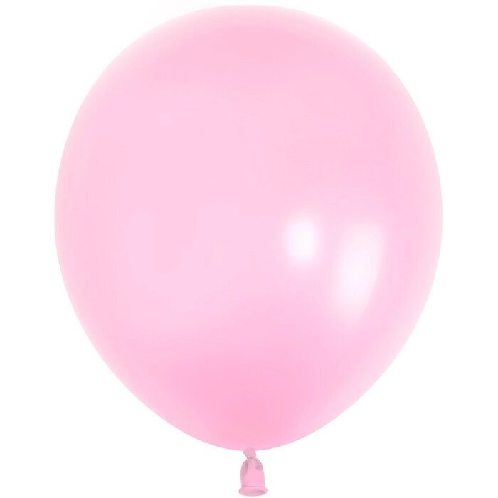 Шар латексный 10", пастель, 100 шт., розовый от компании Интернет - магазин Flap - фото 1