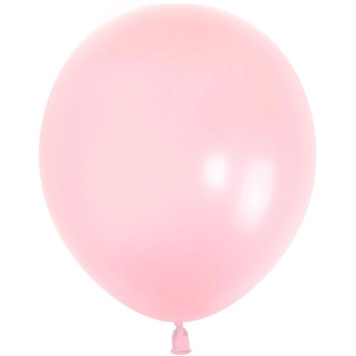 Шар латексный 10", пастель, 100 шт., светло-розовый от компании Интернет - магазин Flap - фото 1