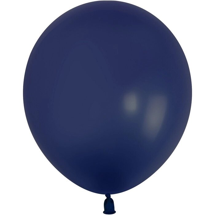 Шар латексный 10", пастель, ретро, 100 шт., тёмно-синий от компании Интернет - магазин Flap - фото 1