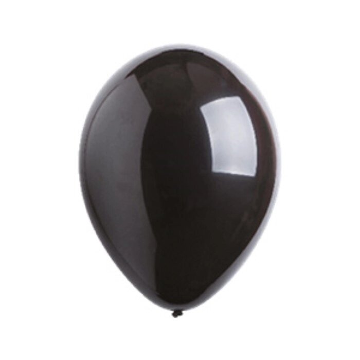 Шар латексный 12", фэшн, набор 50 шт., цвет чёрный от компании Интернет - магазин Flap - фото 1