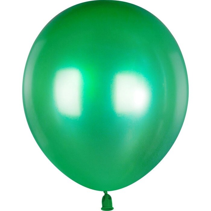 Шар латексный 12", металлик, 100 шт., тёмно-зелёный от компании Интернет - магазин Flap - фото 1