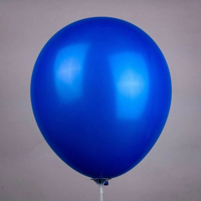 Шар латексный 12", пастель, цвет синий, набор 50 шт. от компании Интернет - магазин Flap - фото 1