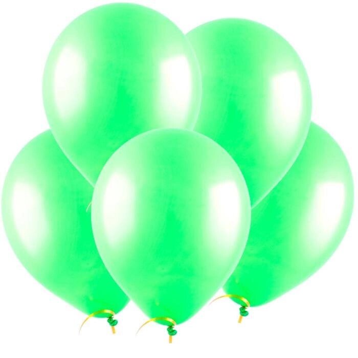 Шар латексный 12", пастель, набор 100 шт., цвет зелёный от компании Интернет - магазин Flap - фото 1