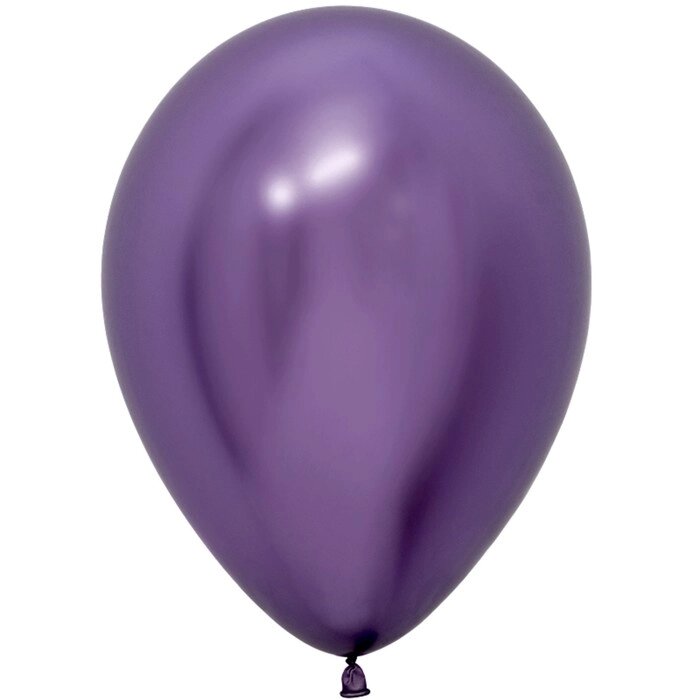 Шар латексный 12" Reflex, фиолетовый, хром, набор 50 шт. от компании Интернет - магазин Flap - фото 1