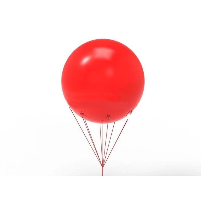 Шар воздушный 3 м, цвет красный от компании Интернет - магазин Flap - фото 1