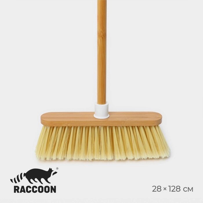 Щётка для пола Raccoon Meli, бамбук, 28128 см, ворс 7 см от компании Интернет - магазин Flap - фото 1