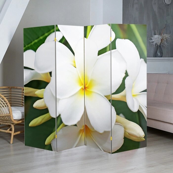 Ширма "Тропические цветы", 200 х 160 см от компании Интернет - магазин Flap - фото 1