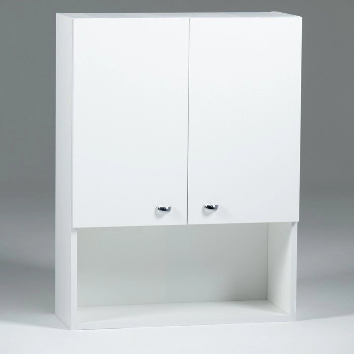 Шкаф для ванной комнаты "Вега 5004" белый, 50 х 24 х 80 см от компании Интернет - магазин Flap - фото 1