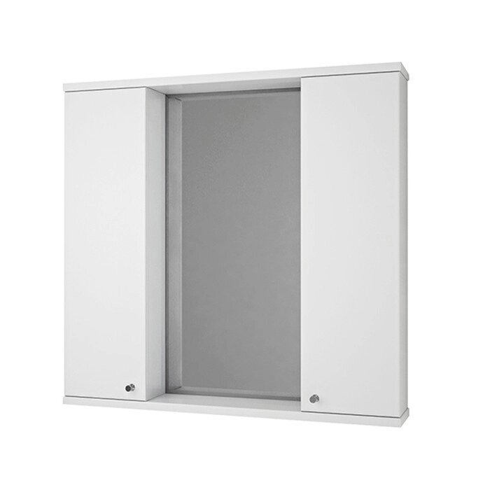 Шкаф-зеркало Spectrum 75, 75 х 75 х 15 см, с доводчиком от компании Интернет - магазин Flap - фото 1