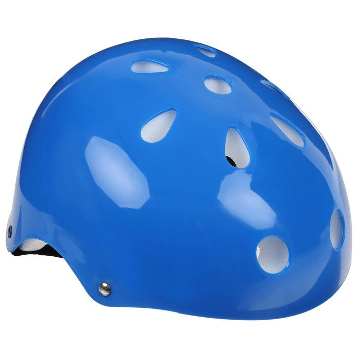 Шлем защитный детский ONLYTOP, обхват 55 см, цвет синий от компании Интернет - магазин Flap - фото 1