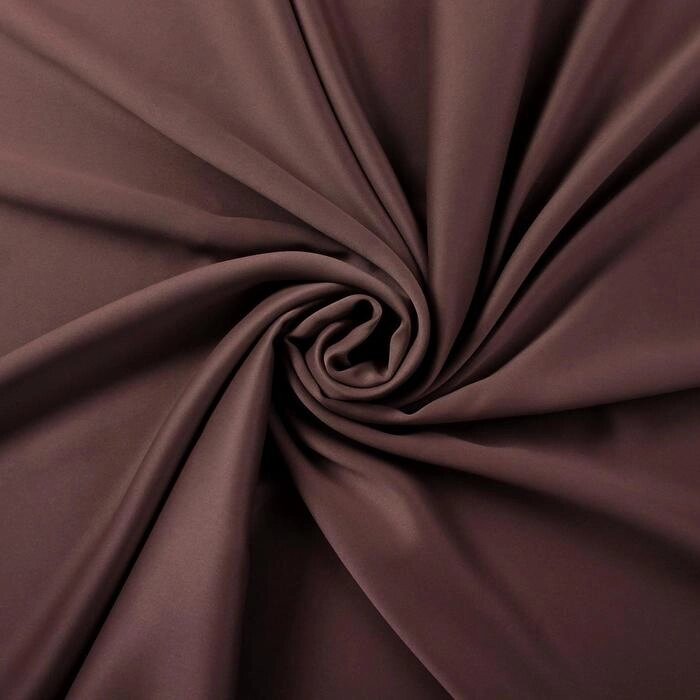 Штора портьерная "Этель" ширина 200 см, высота 250 см, цвет шоколад от компании Интернет - магазин Flap - фото 1