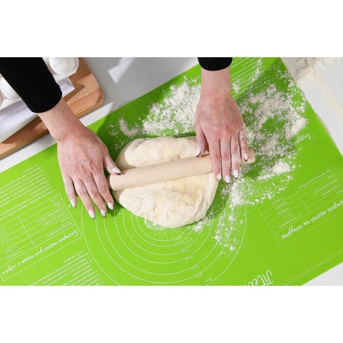 Силиконовый коврик для выпечки «Тесто для пиццы», 64 х 45 см от компании Интернет - магазин Flap - фото 1