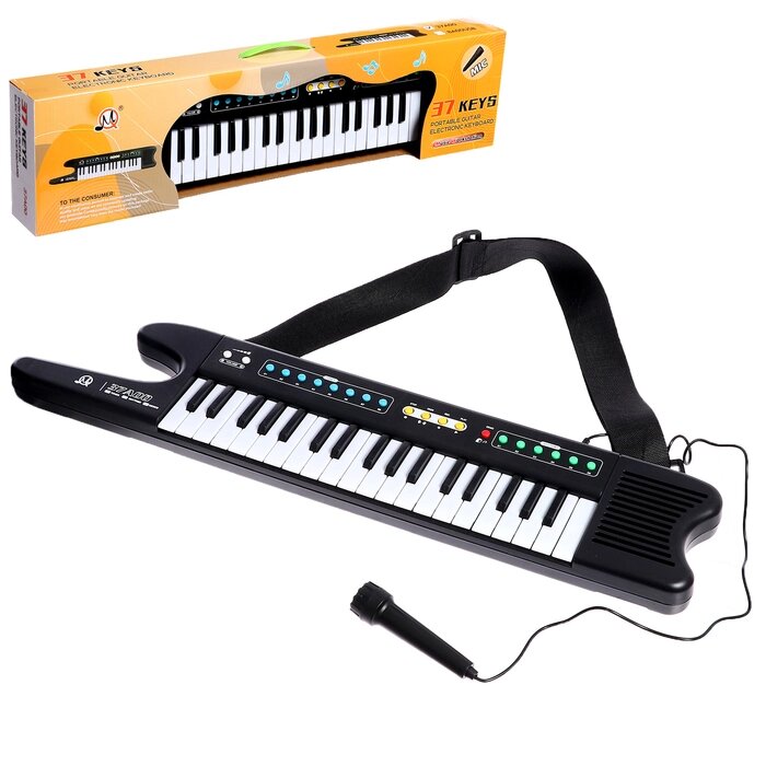 Синтезатор детский «Электромузыка», звуковые эффекты, 37 клавиш от компании Интернет - магазин Flap - фото 1