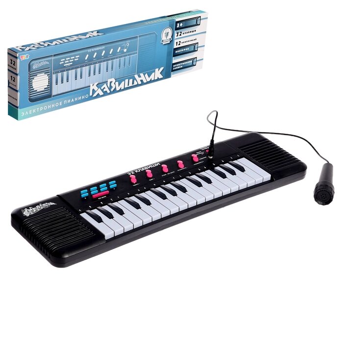 Синтезатор детский «Клавишник», звуковые эффекты, 32 клавиши от компании Интернет - магазин Flap - фото 1