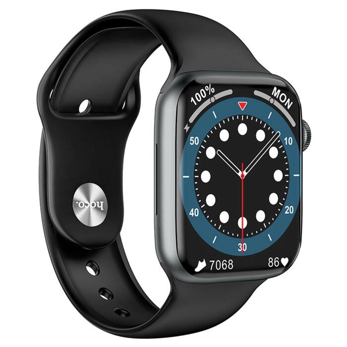 Смарт-часы Hoco Y1, 1.91", 240x285, IP68, BT5.0, 280 мАч, GPS, чёрные от компании Интернет - магазин Flap - фото 1
