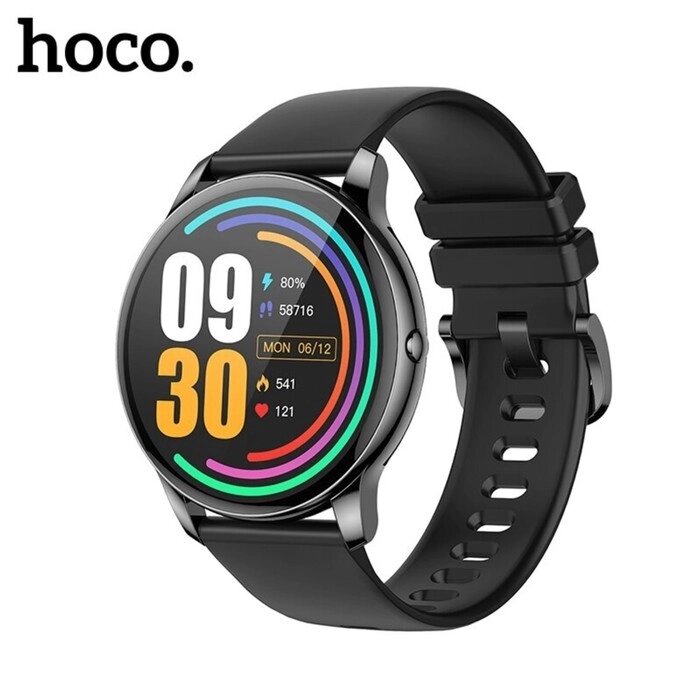 Смарт-часы Hoco Y10, 1.3", 360x360, BT5.0, 230 мАч, серые от компании Интернет - магазин Flap - фото 1