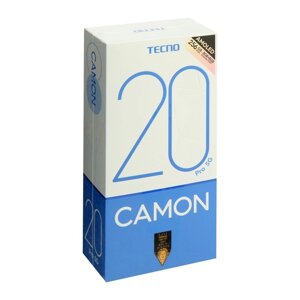 Смартфон Tecno Camon 20 Pro 5G, 6.7", 8 Гб, 256 Гб, 64 Мп, 32 Мп, 2 sim, 5000 мАч, черный