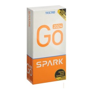 Смартфон Tecno Spark Go 2024, 6.6", 4Гб, 128Гб, 13Мп, 8Мп, 2sim, 5000мАч, черный