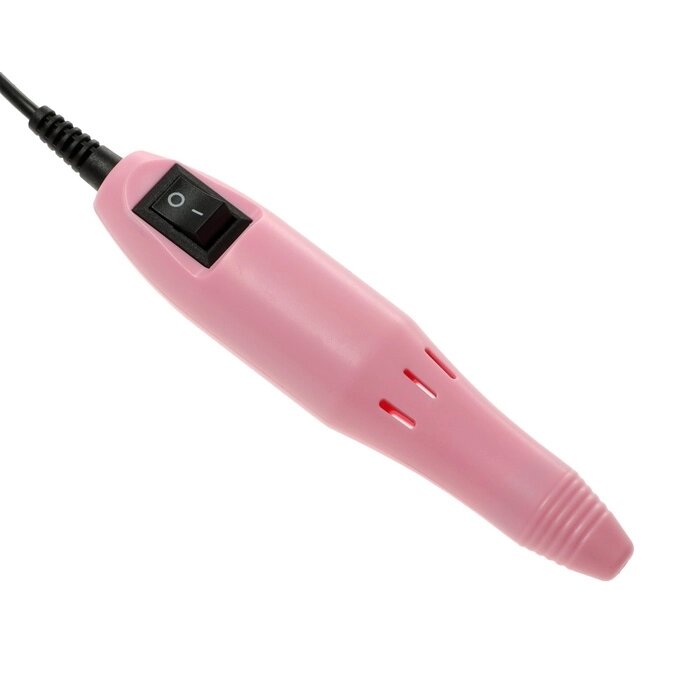 Сменная ручка для маникюрного аппарата Luazon LMM-002, пластик, розовая от компании Интернет - магазин Flap - фото 1