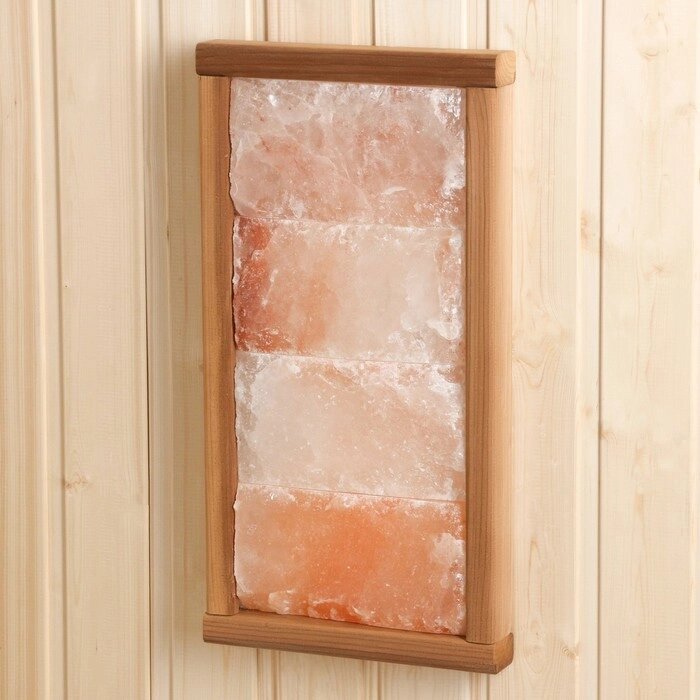 Соляная панель 4 плитки гималайской соли 46х24 см термо ЛИПА от компании Интернет - магазин Flap - фото 1