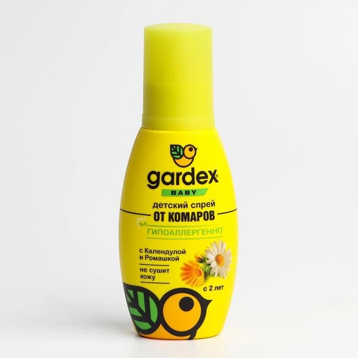 Спрей репеллентный от комаров "Gardex Baby", детский, с календулой и ромашкой, 100 мл от компании Интернет - магазин Flap - фото 1