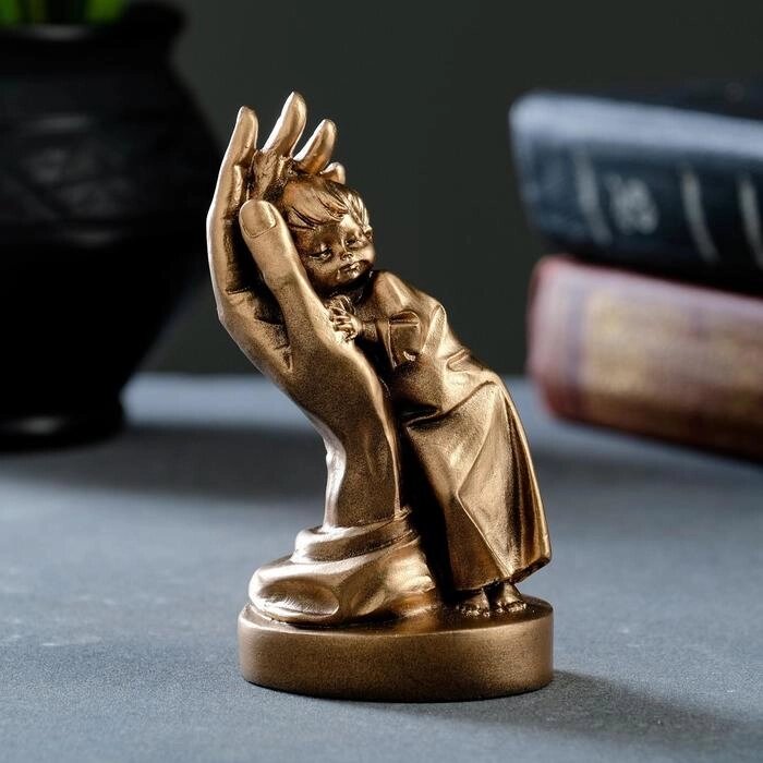 Статуэтка "Нежность" бронза / мраморная крошка от компании Интернет - магазин Flap - фото 1