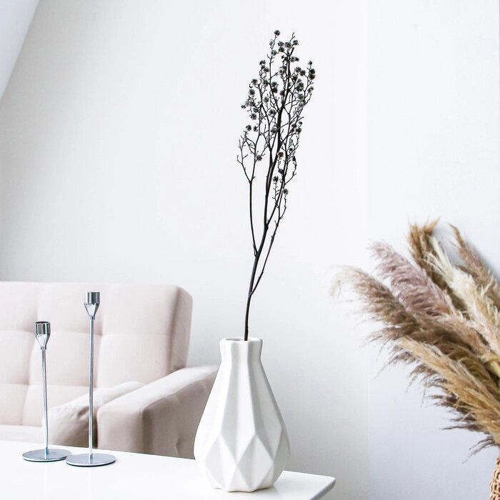Сухие цветы «Молочай Миля» , 25 г, длина — 70 см, цвет белый от компании Интернет - магазин Flap - фото 1