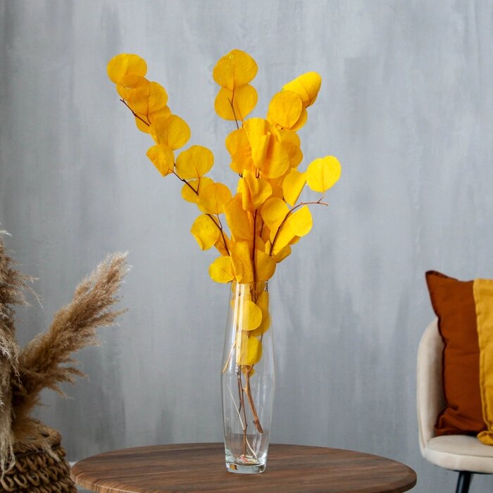 Сухоцвет персикого дерева, 50 г, длина — 70 см, цвет жёлтый от компании Интернет - магазин Flap - фото 1