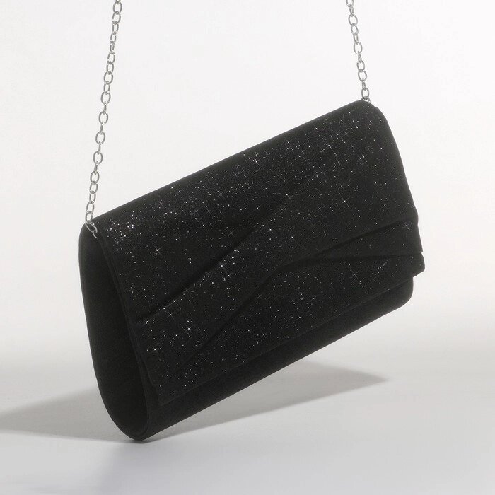 Сумка-клатч на магните, цвет чёрный от компании Интернет - магазин Flap - фото 1