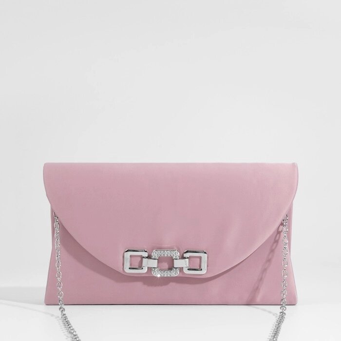 Сумка-клатч на магните, цвет розовый от компании Интернет - магазин Flap - фото 1