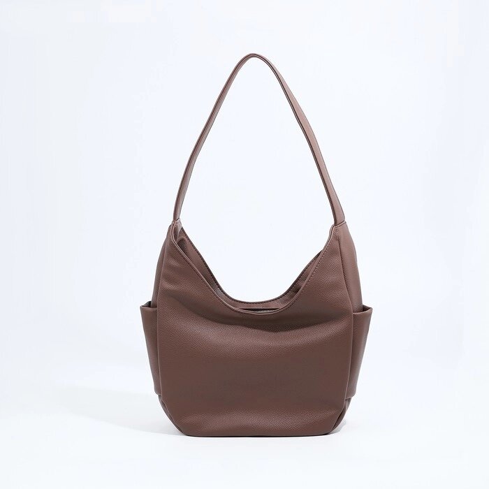 Сумка женская TEXTURA, мешок, средний размер, цвет коричневый от компании Интернет - магазин Flap - фото 1