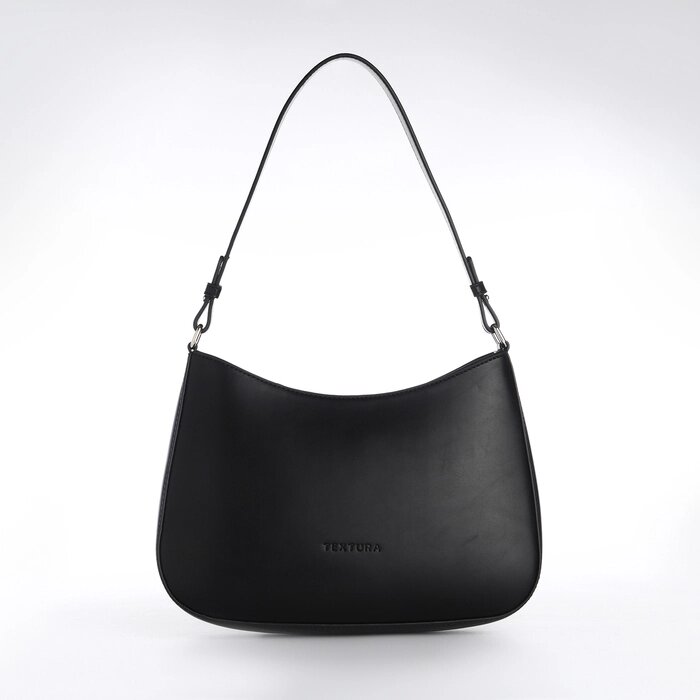 Сумка женская TEXTURA, средний размер, цвет чёрный от компании Интернет - магазин Flap - фото 1