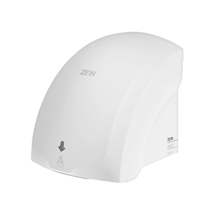 Сушилка для рук ZEIN HD225, с индикатором, 2 кВт, 240х240х230 мм, белая от компании Интернет - магазин Flap - фото 1